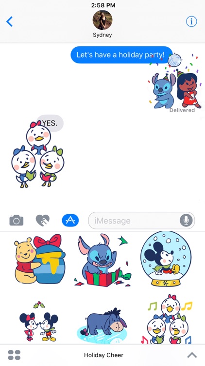 Disney Stickers: Holiday Cheer