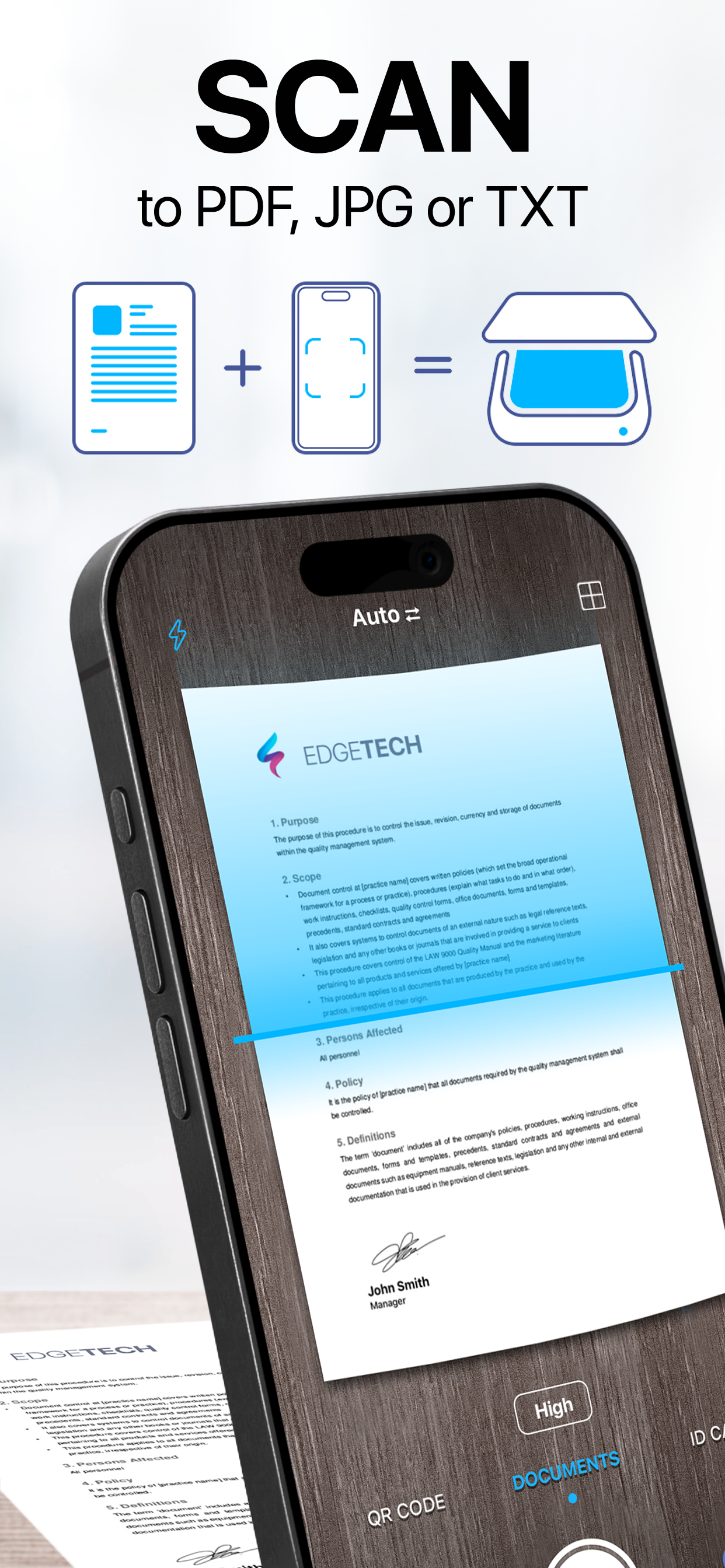 iScanner: PDF Document Scanner